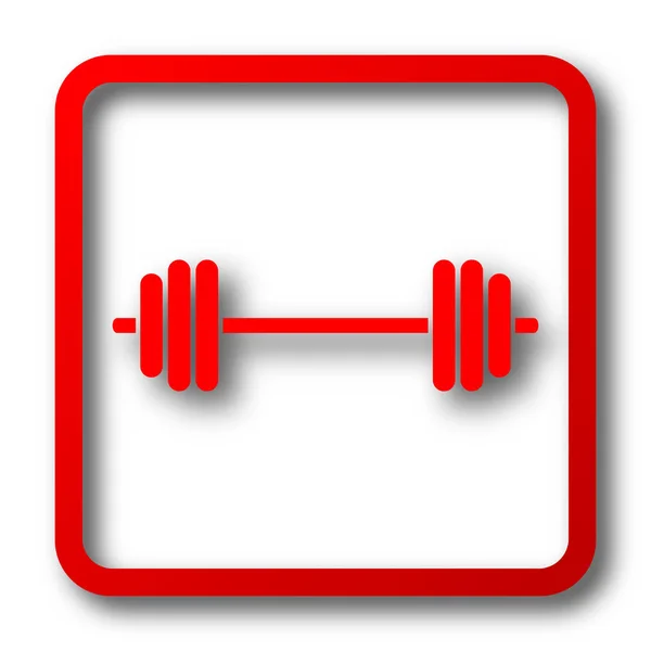 Gewichtheffen pictogram — Stockfoto