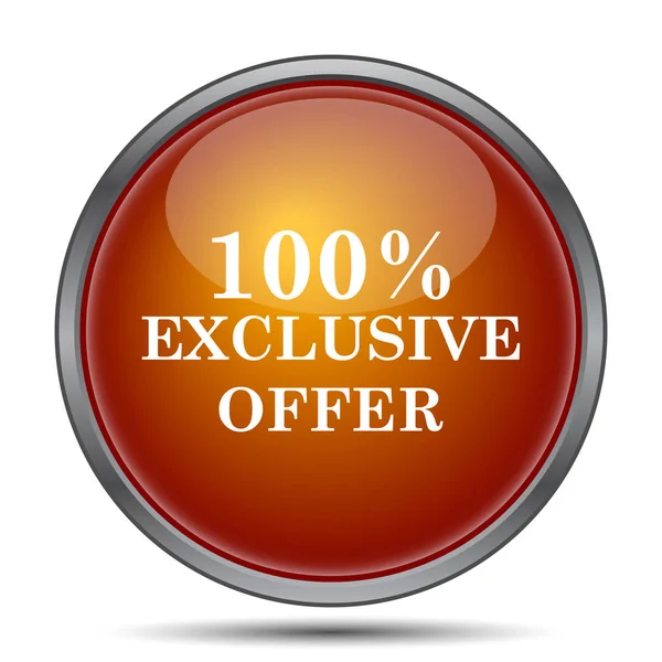 100% exclusieve aanbieding pictogram — Stockfoto