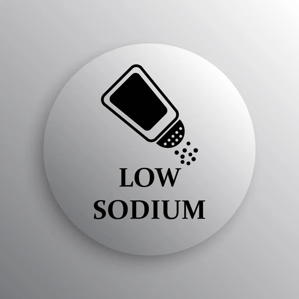 Low sodium icon — Stock Photo, Image