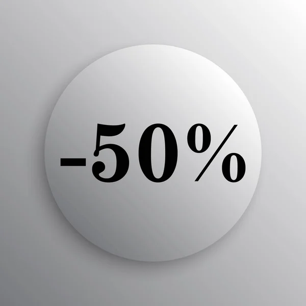 50 percent discount icon — Stock Photo, Image