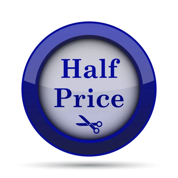 Half price icon — Stock Photo, Image