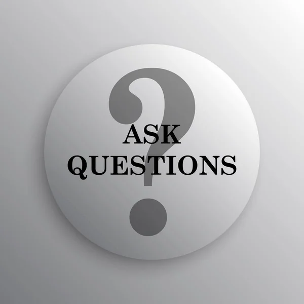 Ask questions icon — Stock Photo, Image