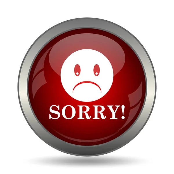 Sorry icon — Stock Photo, Image