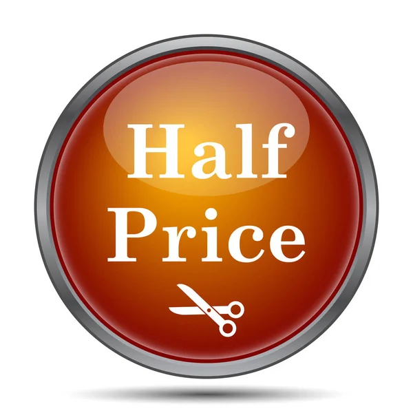 De helft van prijs pictogram — Stockfoto