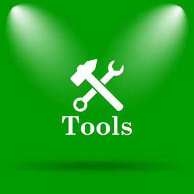 Araçlar simgesi. Yeşil renkli butona Internet