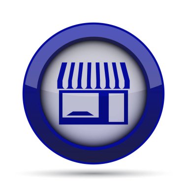 Mağaza simgesi. Beyaz arka plan üzerinde Internet düğmesi