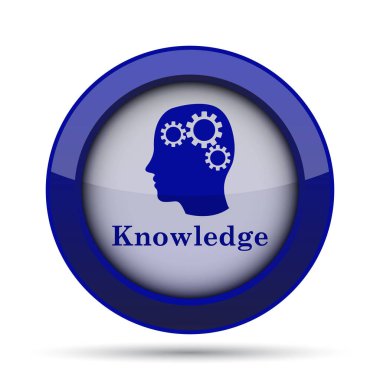 Bilgi simgesi. Beyaz arka plan üzerinde Internet düğmesi