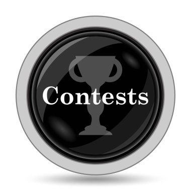 Yarışmalar simgesi. Beyaz arka plan üzerinde Internet düğmesi