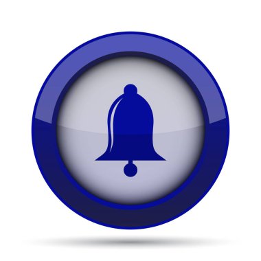 Zil simgesini. Beyaz arka plan üzerinde Internet düğmesi