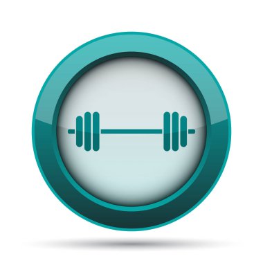 Halter simgesi. Beyaz arka plan üzerinde Internet düğmesi