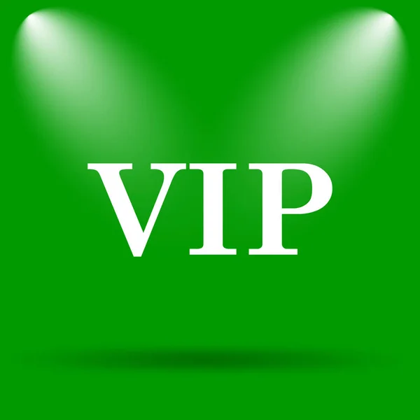 Vip 绿色背景上的互联网按钮 — 图库照片