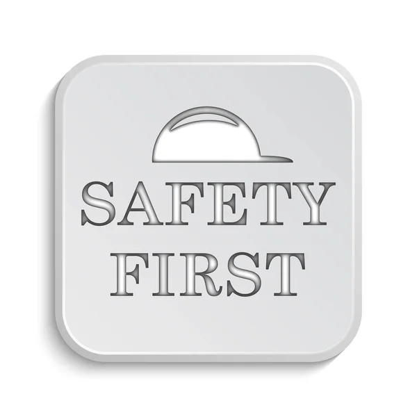 Veiligheid eerste pictogram — Stockfoto