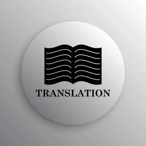 Icono libro de traducción —  Fotos de Stock