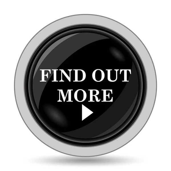 Find Out More Icon Internet Button White Background — Stock Photo, Image