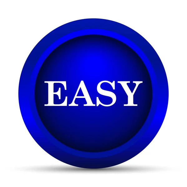 Easy icon. Internet button on white background