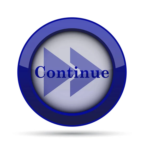 Continue icon — Stock Photo, Image