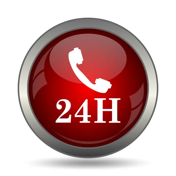 24H phone icon — Stock Photo, Image