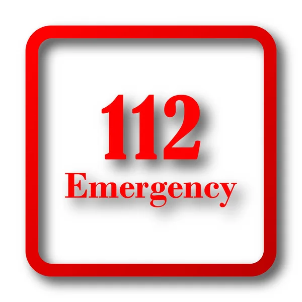 Ikona alarmowy 112 — Zdjęcie stockowe