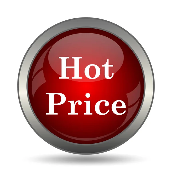 Гарячі Ціна значок — стокове фото