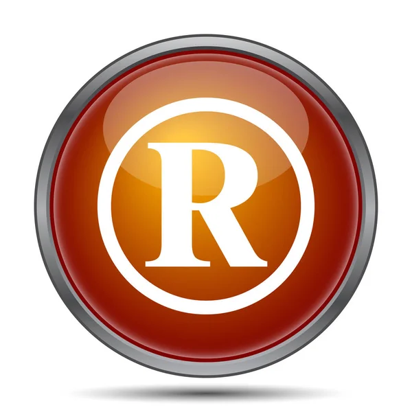 Registered mark icon — Stock Photo, Image