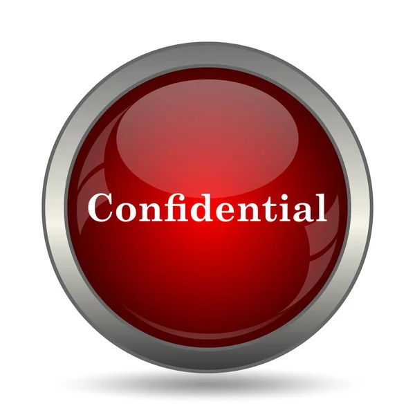 Icono confidencial — Foto de Stock