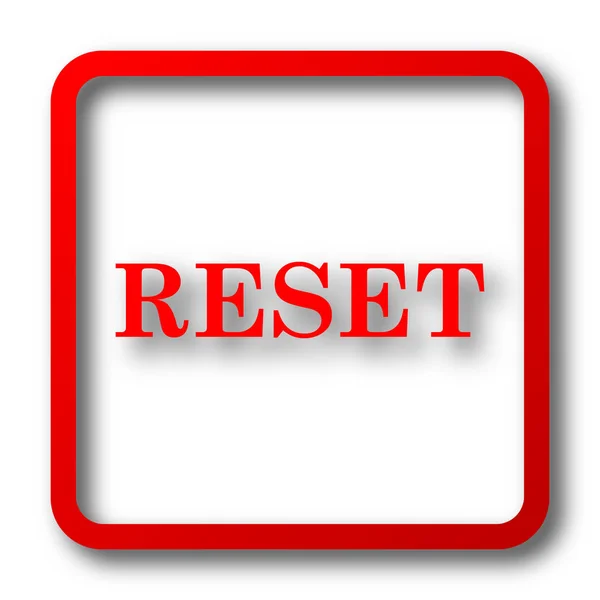 Reset Icon Internet Button White Background — Stock Photo, Image