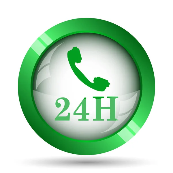 24h telefoonpictogram — Stockfoto