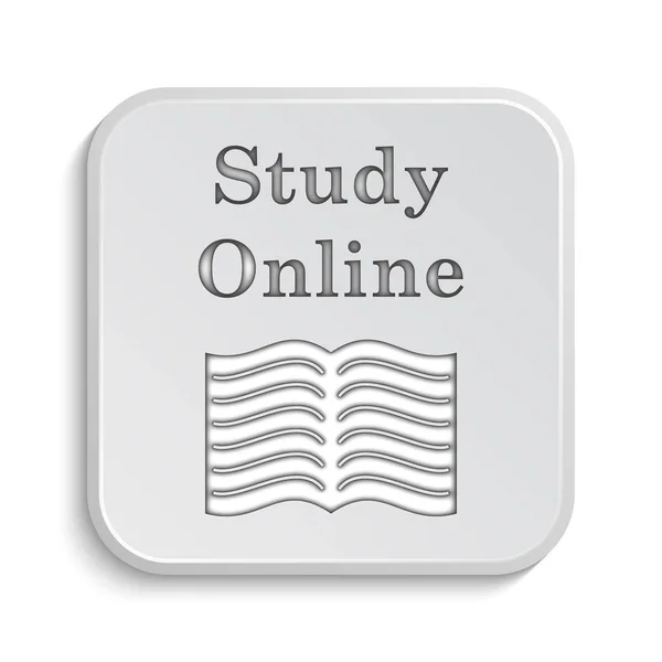 Studeren online pictogram — Stockfoto