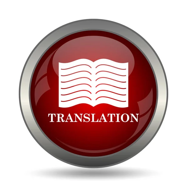 Translation book icon — Stock Photo, Image