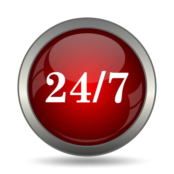 24 7 icon — Stock Photo, Image