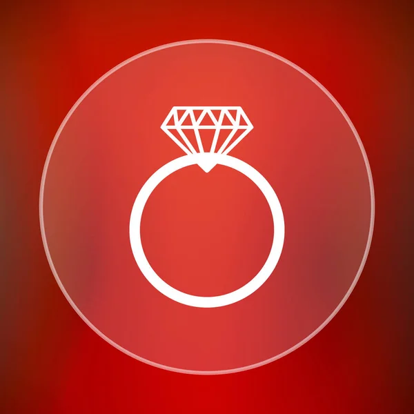 Diamond ring icon