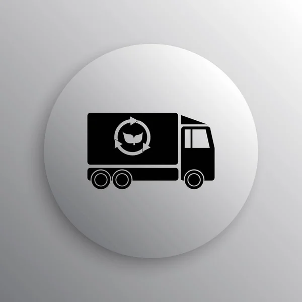 Eco vrachtwagen pictogram — Stockfoto