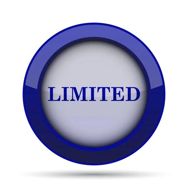Limited icon — Stock Photo, Image