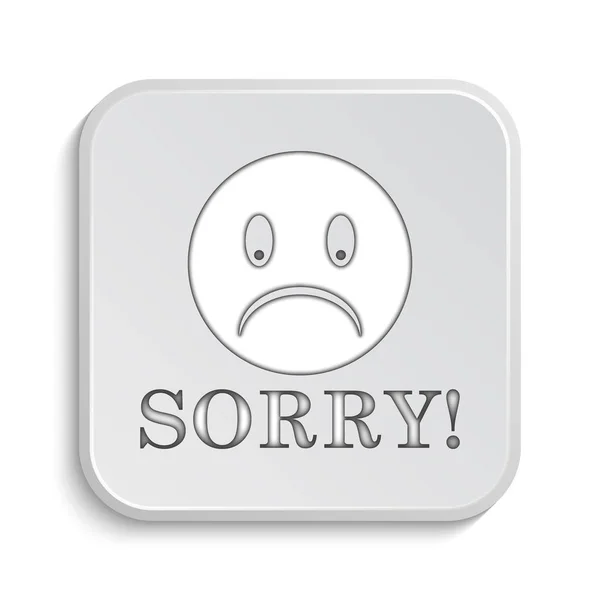 Sorry icon — Stock Photo, Image