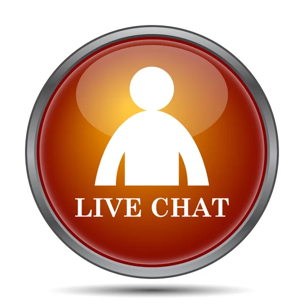 Icono de chat en vivo — Foto de Stock