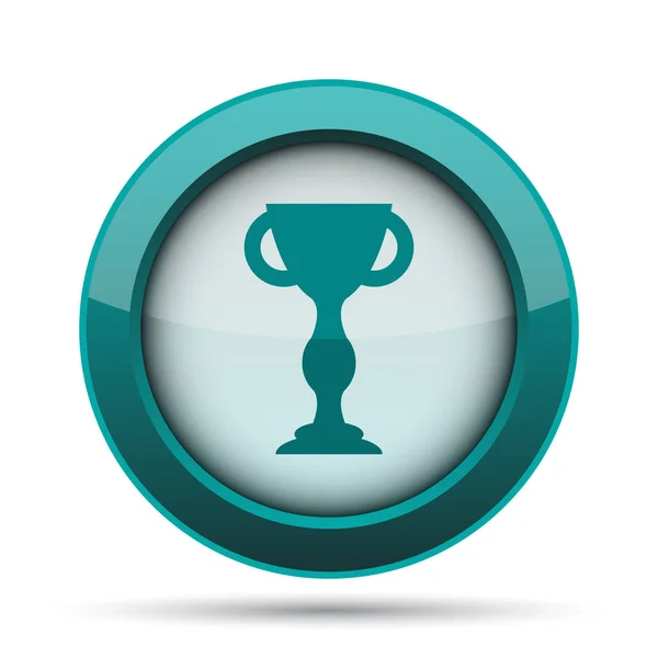 Winners Cup Icon Internet Button White Background — Stock Photo, Image