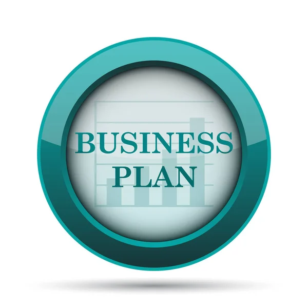 Businessplan Symbol Internet Taste Auf Weißem Hintergrund — Stockfoto