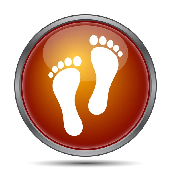 Fußabdruck-Symbol — Stockfoto