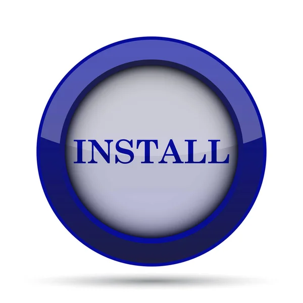 Instalar icono — Foto de Stock