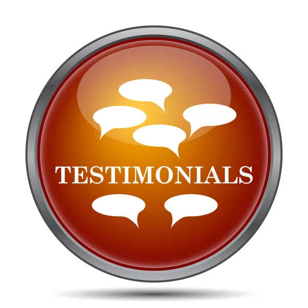 Testimonials icon — Stock Photo, Image