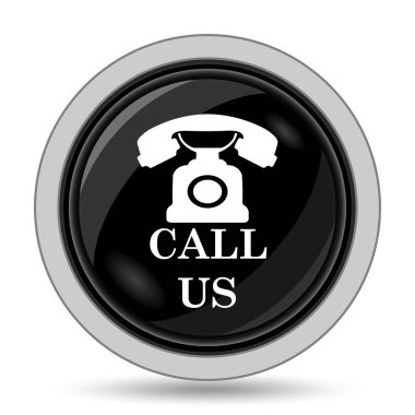 Bizi simgesini arayın. Beyaz arka plan üzerinde Internet düğmesi