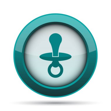 Emzik simgesi. Beyaz arka plan üzerinde Internet düğmesi