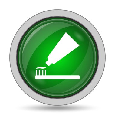 Diş yapıştırın ve fırça simgesini