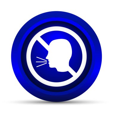 Konuşan bir simge yoktur. Beyaz arka plan üzerinde Internet düğmesi