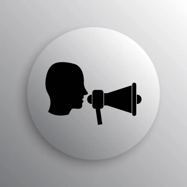 Megaphone icon — Stock Photo, Image