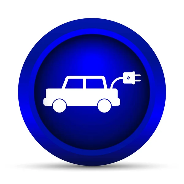 Pictogram elektrische auto — Stockfoto