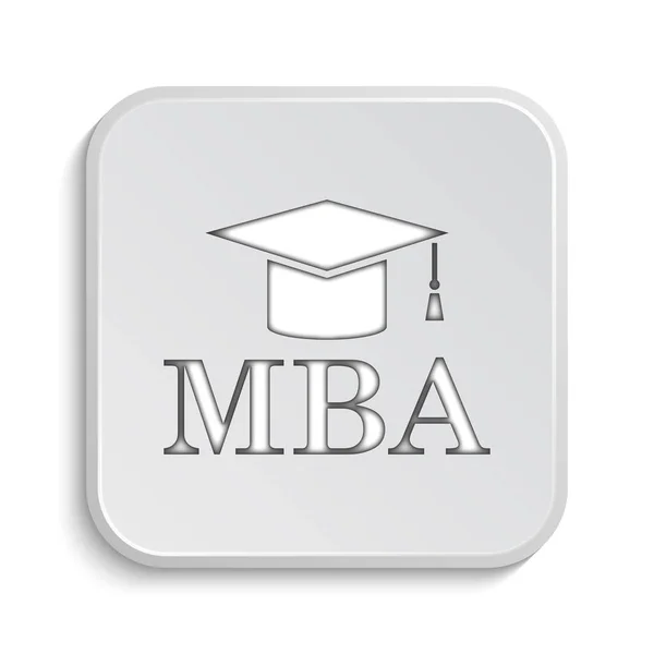 Піктограма Mba Кнопка Інтернету Білому Тлі — стокове фото