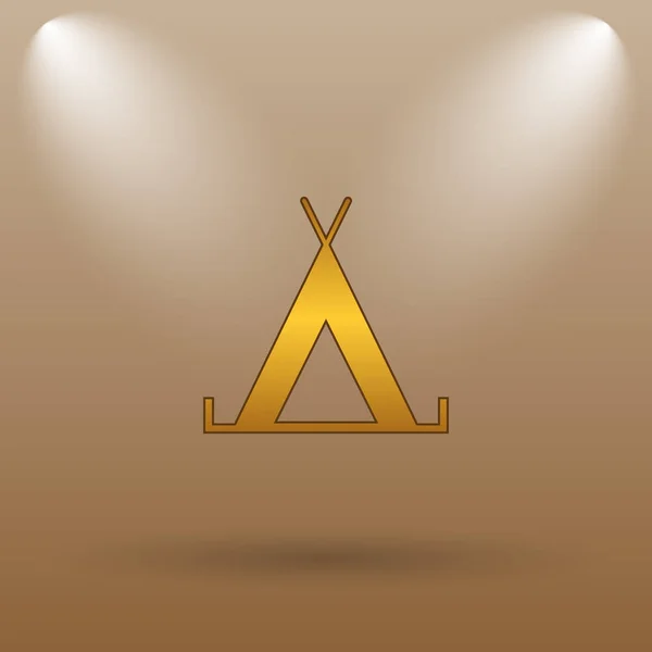 Tent pictogram — Stockfoto