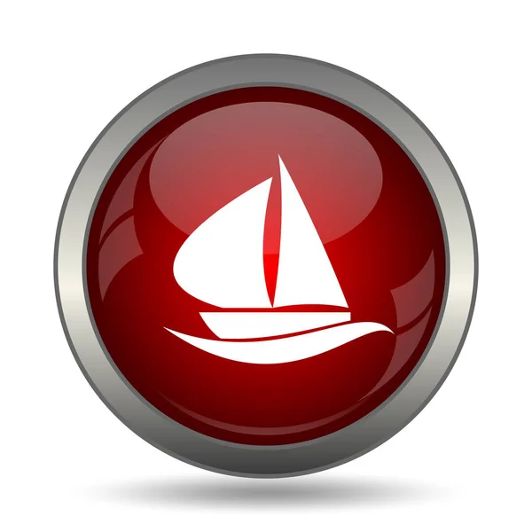 Segelbåt-ikonen — Stockfoto