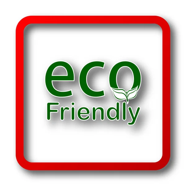 Eco icona amichevole — Foto Stock